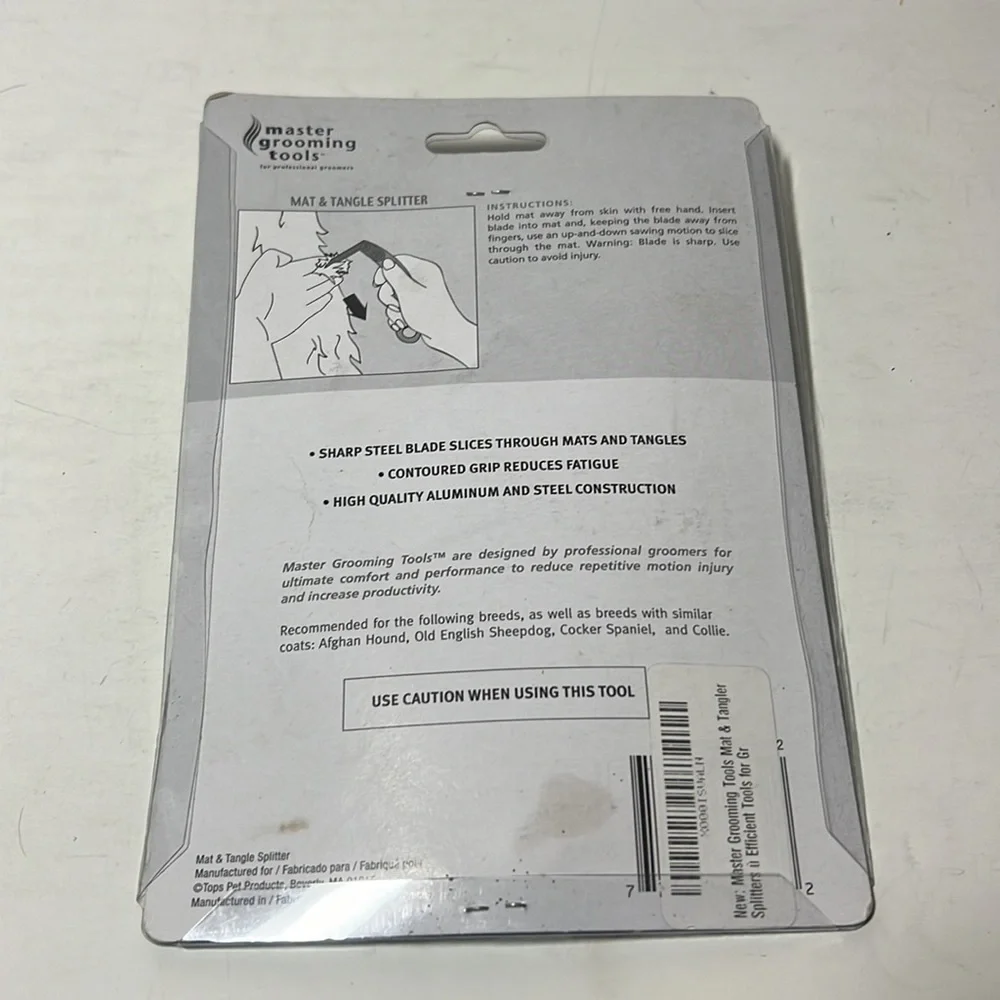 Master Groomer Tools Mat & Tangler Splitter